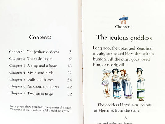 Usborne The Amazing Adventure Of Hercules ( Young Reading)