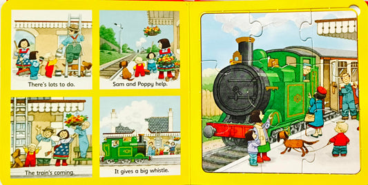 Usborne The Steam Train (Jigsaw Book)
