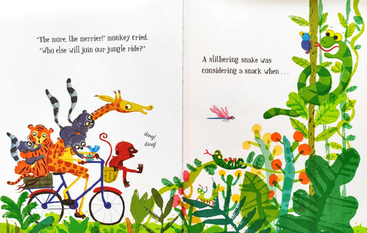 Giraffe on a Bicycle