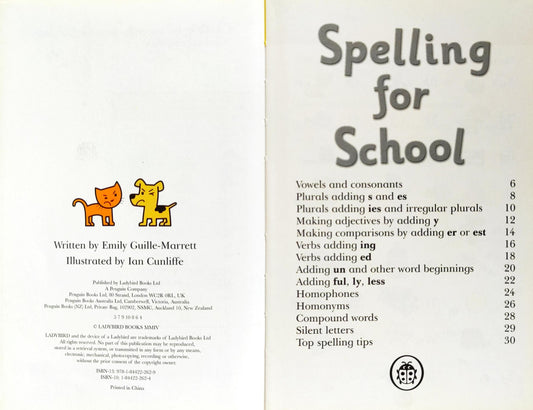 Spelling for School