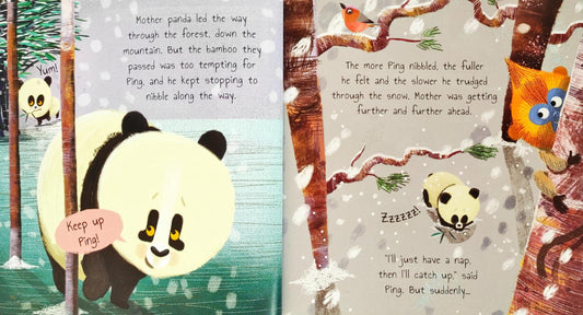 The Snowy Adventure of Ping the Panda
