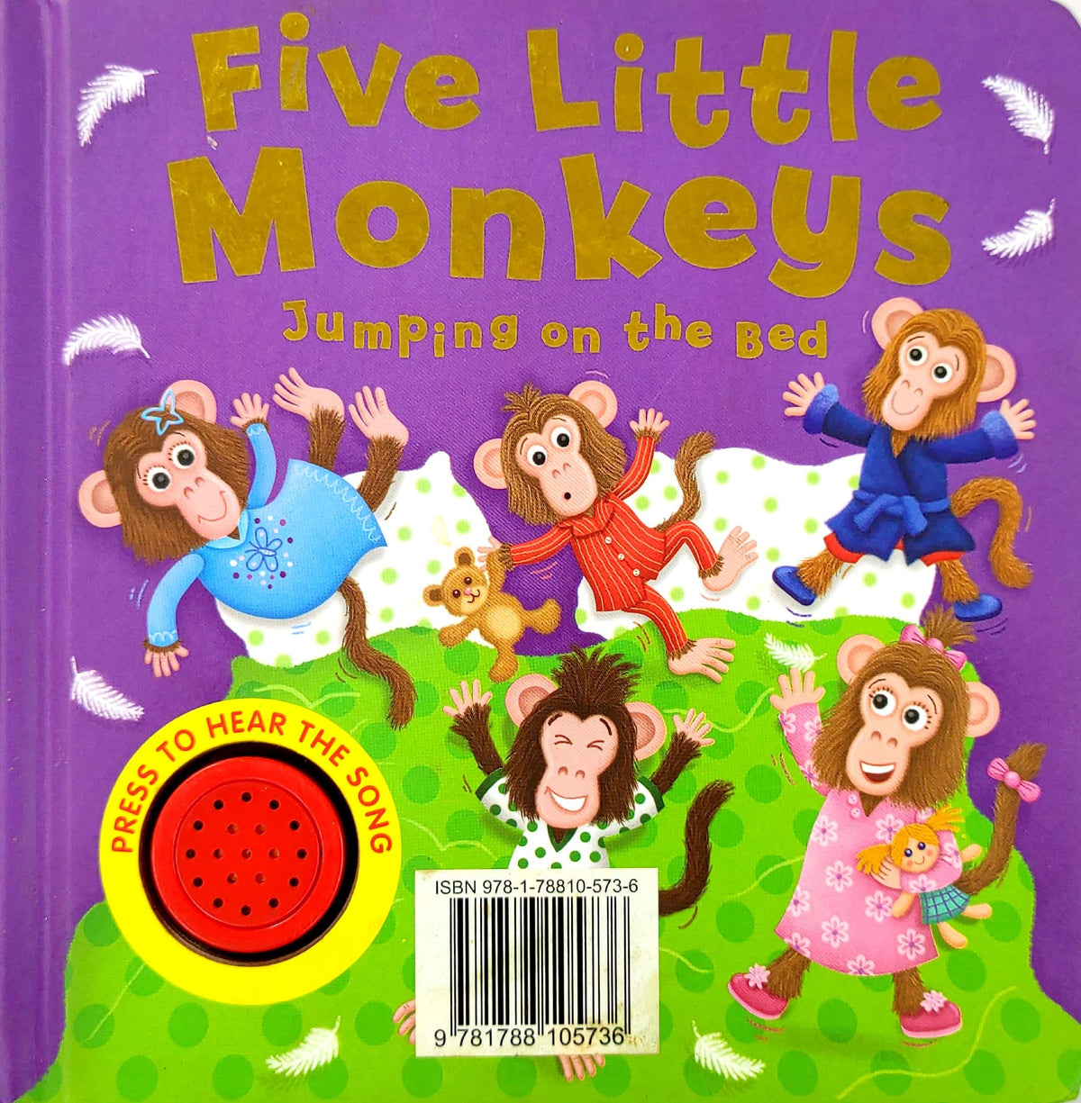 Five Little Monkeys Jumping on the Bed (Sound Book)