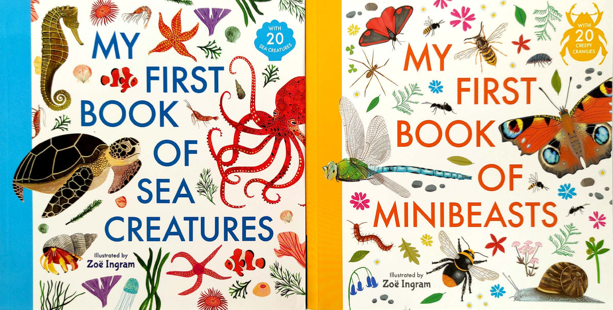 My First book of Sea Creatures and Minibeasts Combo (2 Books)
