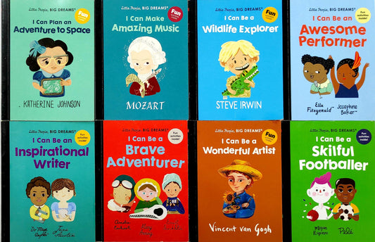 Little People Big Dream Set 10 (8 Books/Pocket Friendly Book)