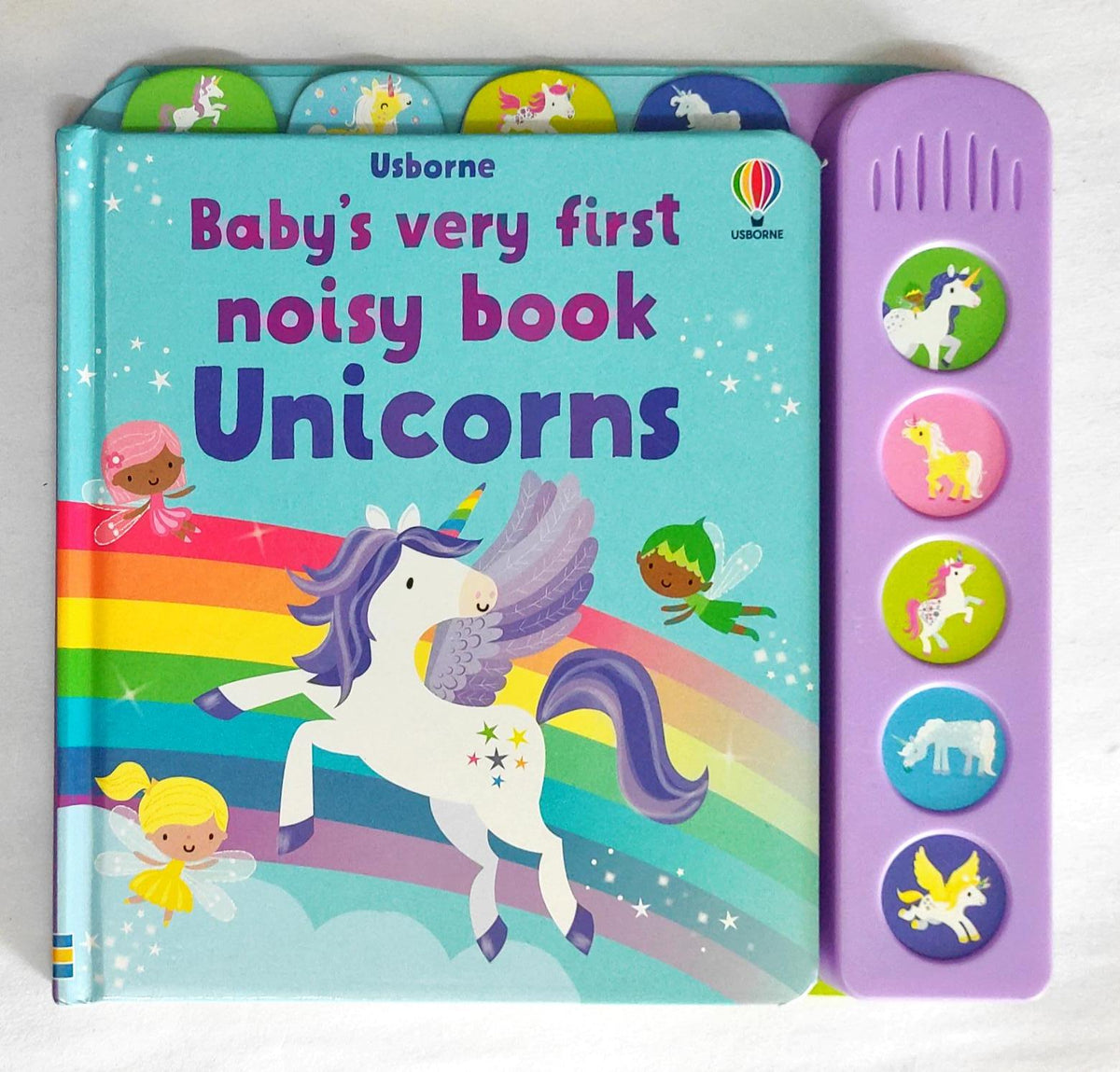 Usborne Baby Very First Noisy book Unicorn (Sound Book)