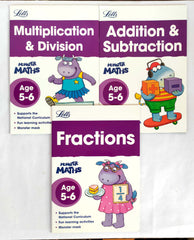 Letts Monster Maths Combo (3 Books)