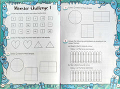 Letts Monster Maths Combo (3 Books)