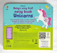 Usborne Baby Very First Noisy book Unicorn (Sound Book)