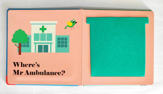 Where's Mr Fire Engine? (Felt Flap)