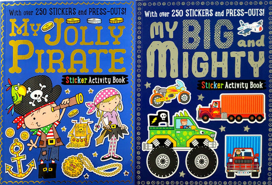 Sticker Activity Book Combo (2 Books)