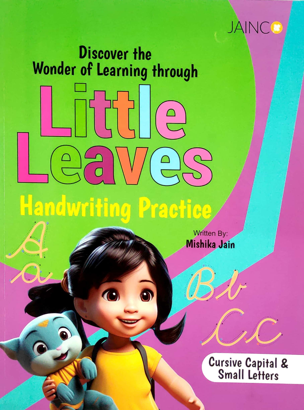 Cursive Capital & Small Letters (Little Leaves Handwriting Practice)