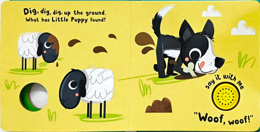 Woof says puppy (Sound Book)