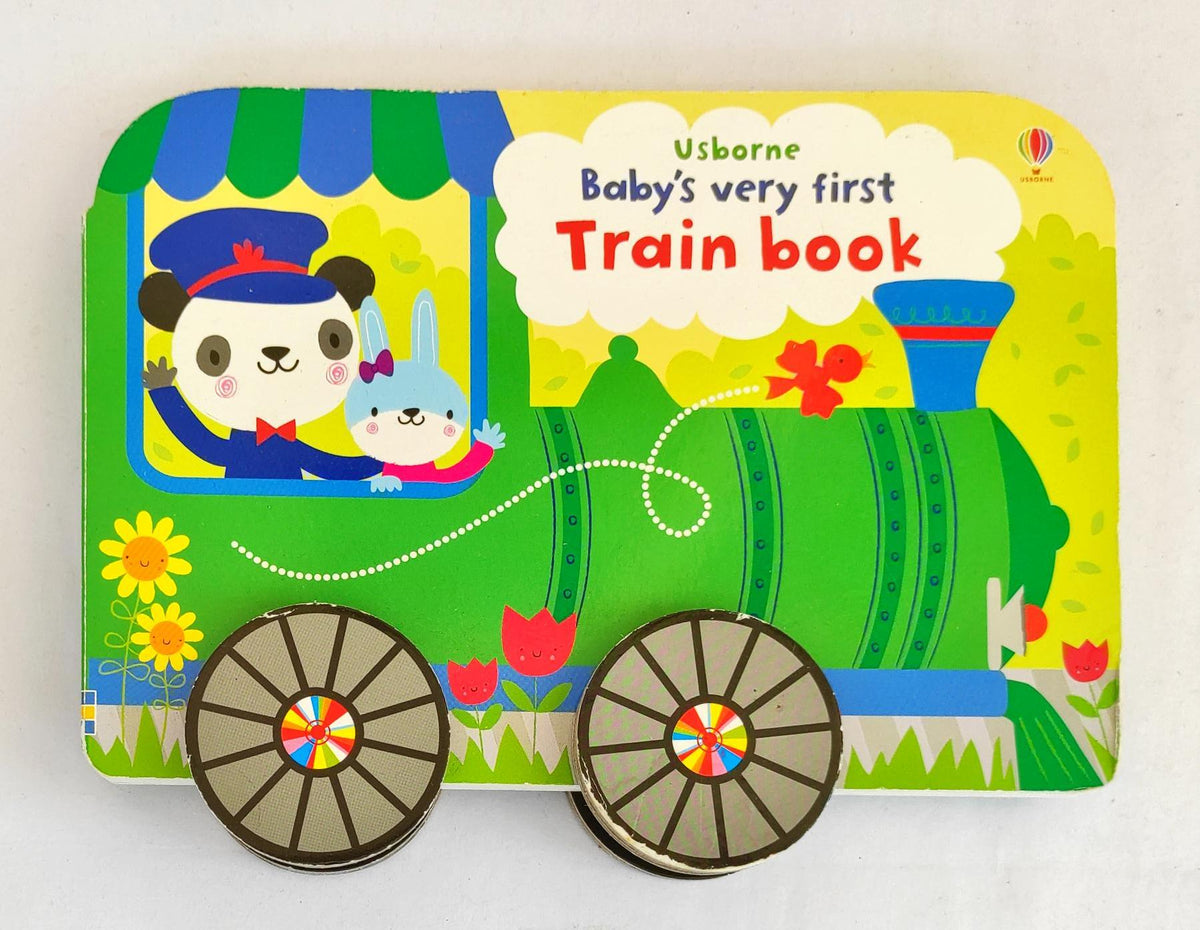 Usborne Baby Very First Train Book (Wheel Book)
