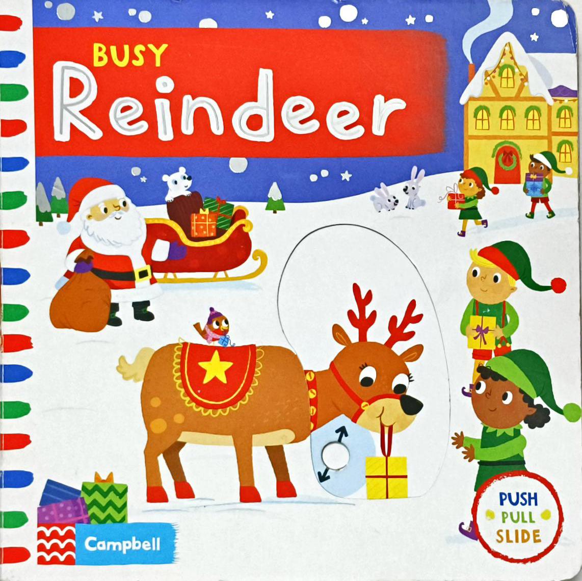 Busy Reindeer (Push Pull Slide)