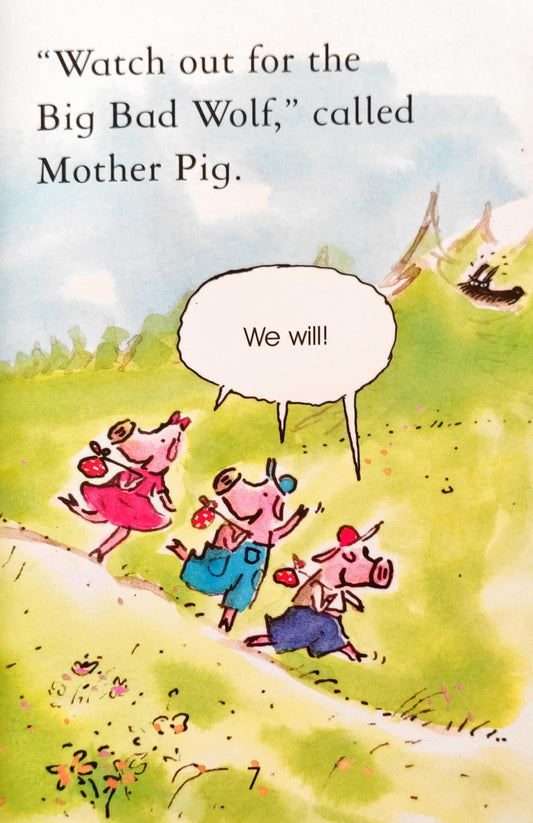 Usborne The Three Little Pigs (Usborne First Reading)