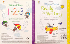 Usborne Wipe and Clean Combo (2 Books)