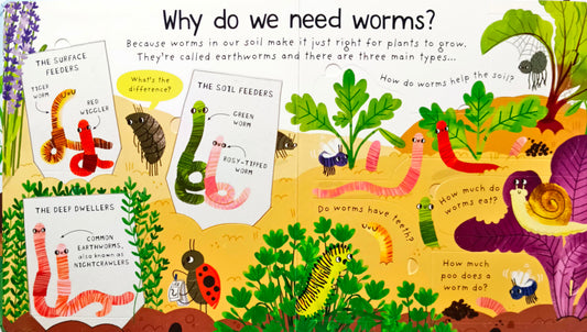 Usborne Lift the Flap Why do We need Worms?