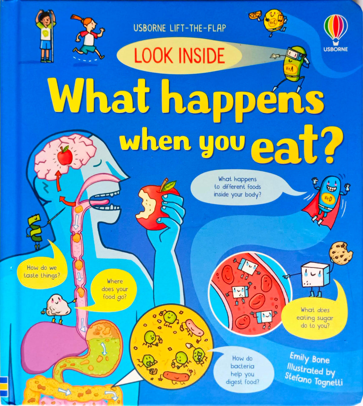 Usborne Look Inside What Happens When you Eat? (Flap Book)