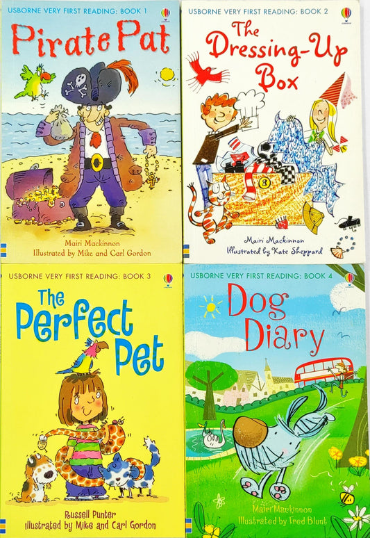 Usborne Very First Reading Combo Set 10 (4 Books)