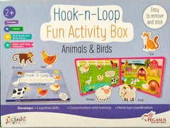 Hook n Loop Fun Activity Box Animals and Birds