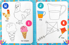 My First Alphabet Copy to Colour Book