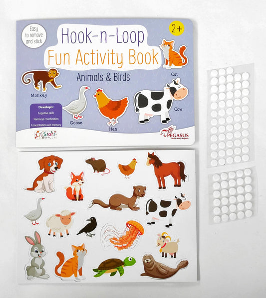 Hook n Loop Fun Activity Box Animals and Birds
