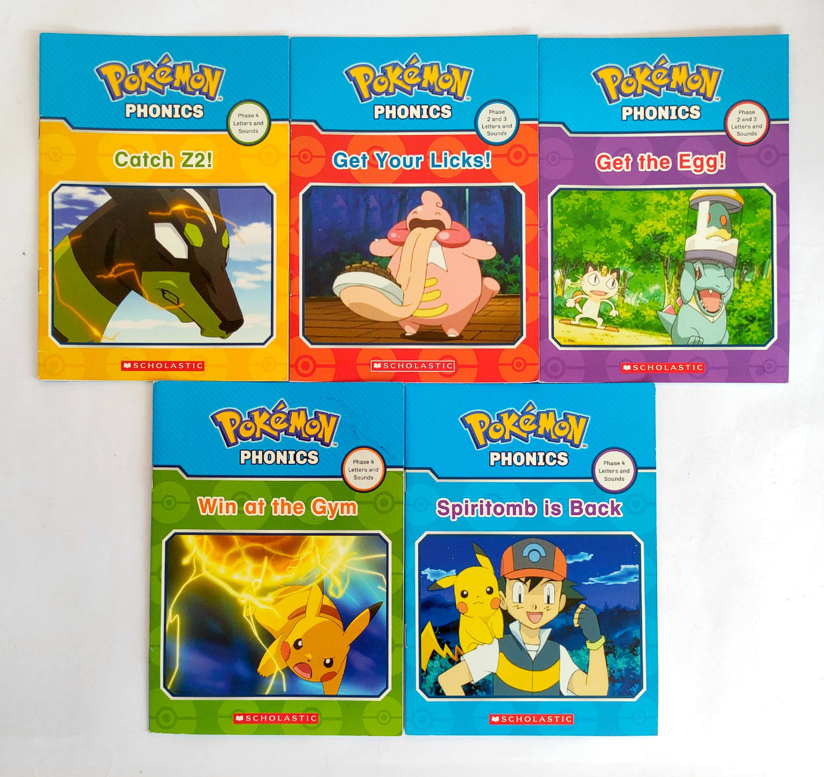 Pokemon Phonics Combo (5 Books)