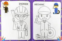 My First Professions Copy to Colour Book