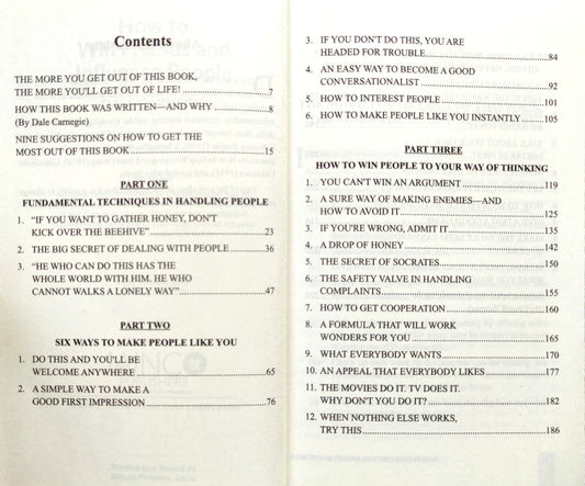 How to Win Friends and Influence People (Dale Carnegie)
