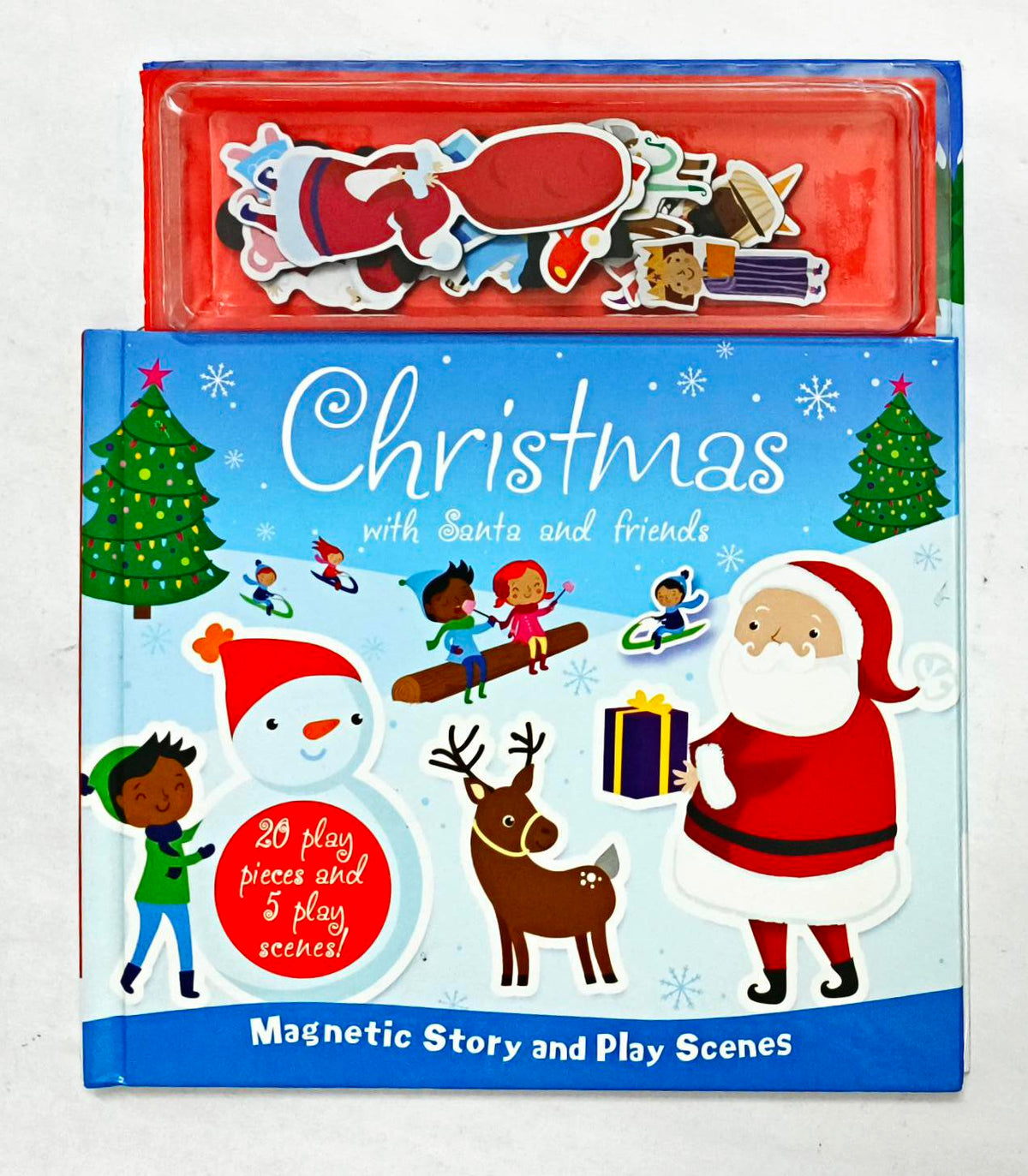 Christmas with Santa and Friends (Magnetic Book)