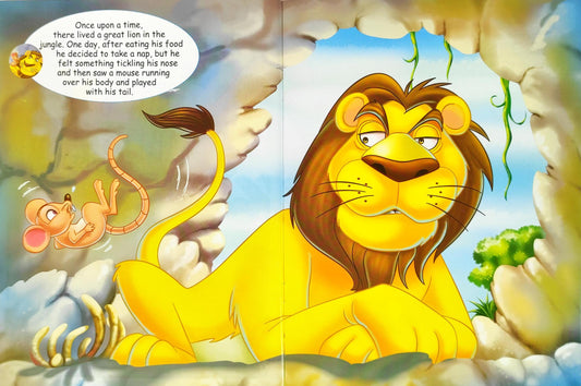 Aesops Fables Lion and the Mouse Story Book