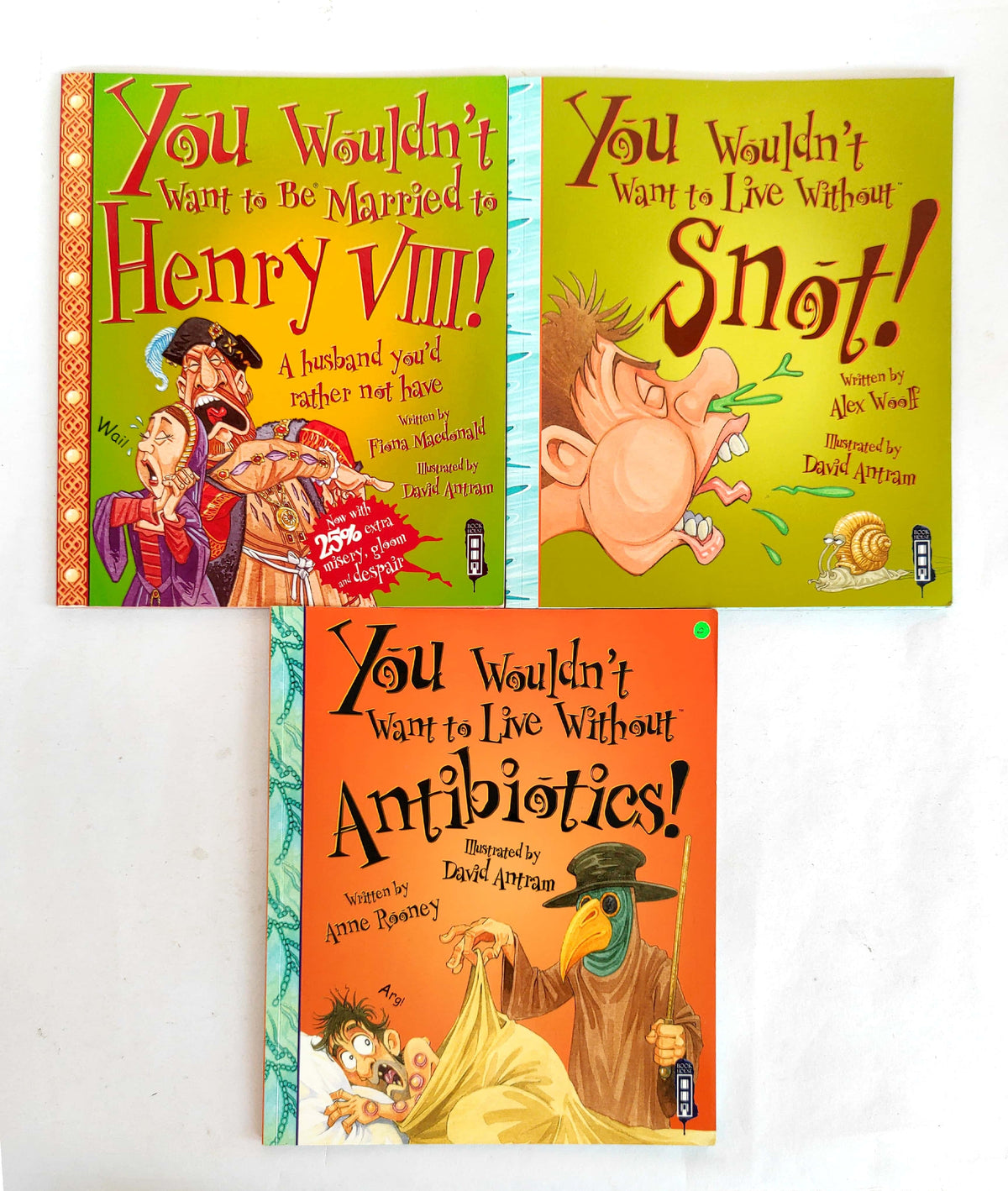 You wouldn't want to live Combo 8 (3 Books)