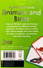 My First Flash Cards Animals and Birds (30 Cards)