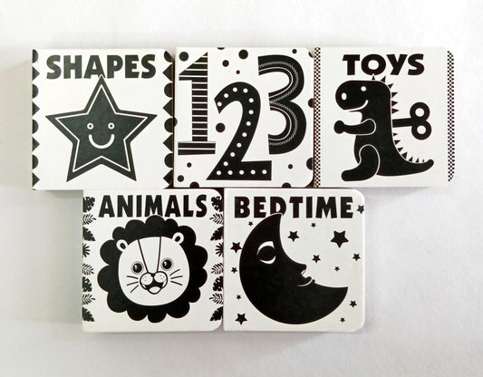 Baby's First High Contrast Books Box (5 Books)