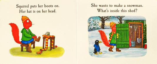 Squirrel's Snowman (Flap Book)