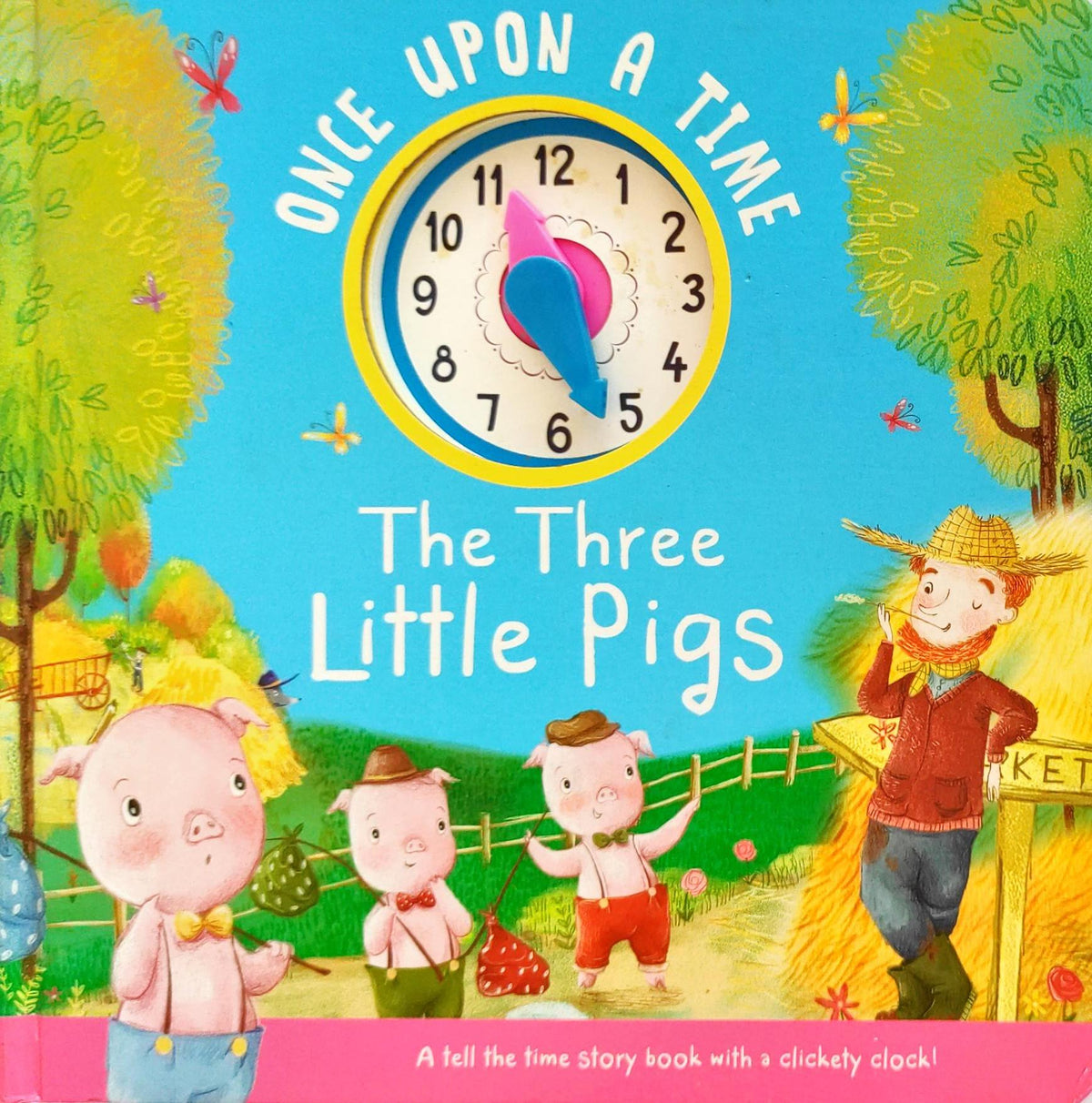 Once Upon a Time The Three Little Pigs (Clock Book)