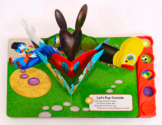 Disney Micky Mouse Let's Pop Outside! Little Pop-up Sound Book
