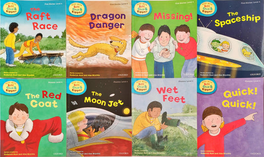Biff Chip and Kipper  Set 6 : Level 4 (8 Books)