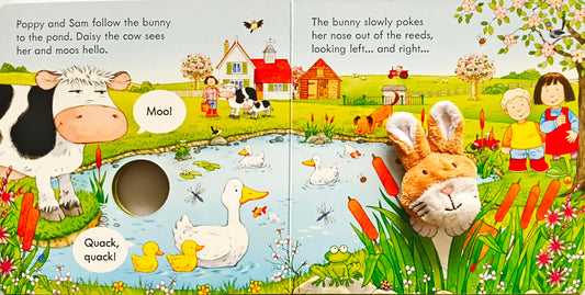 Poppy and Sam and the Bunny (Puppet Book)