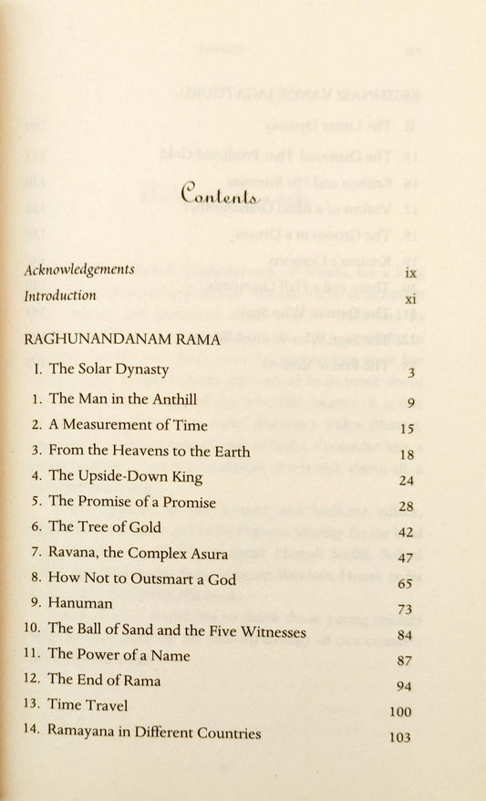 The Upside Down King Unusual Tales About Rama and Krishna  (Sudha Murty)