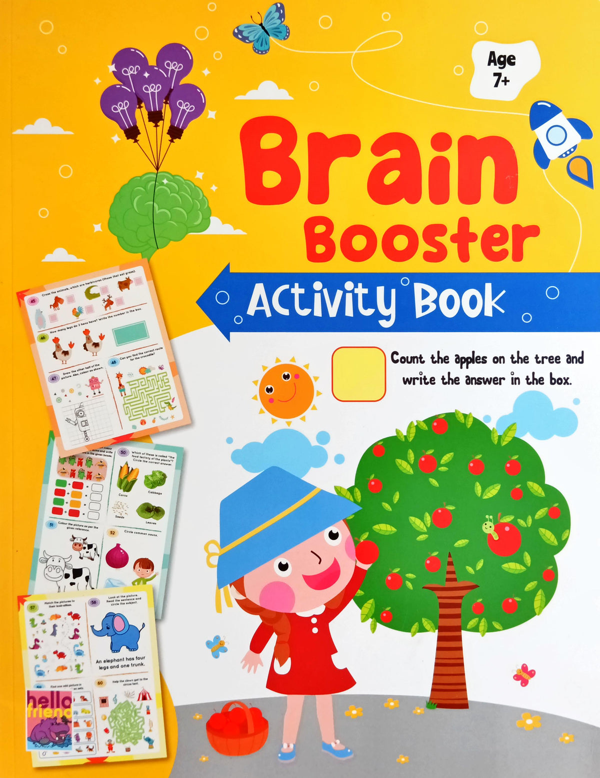 Brain Booster Activity Book Age+7