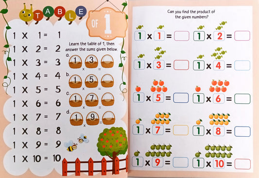 Times Tables Activity Book
