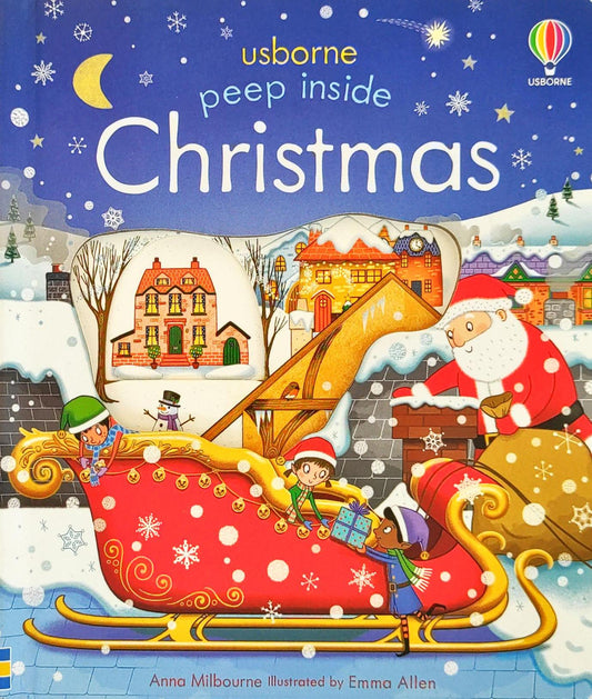 Usborne Peep Inside Christmas  (Flap Book)