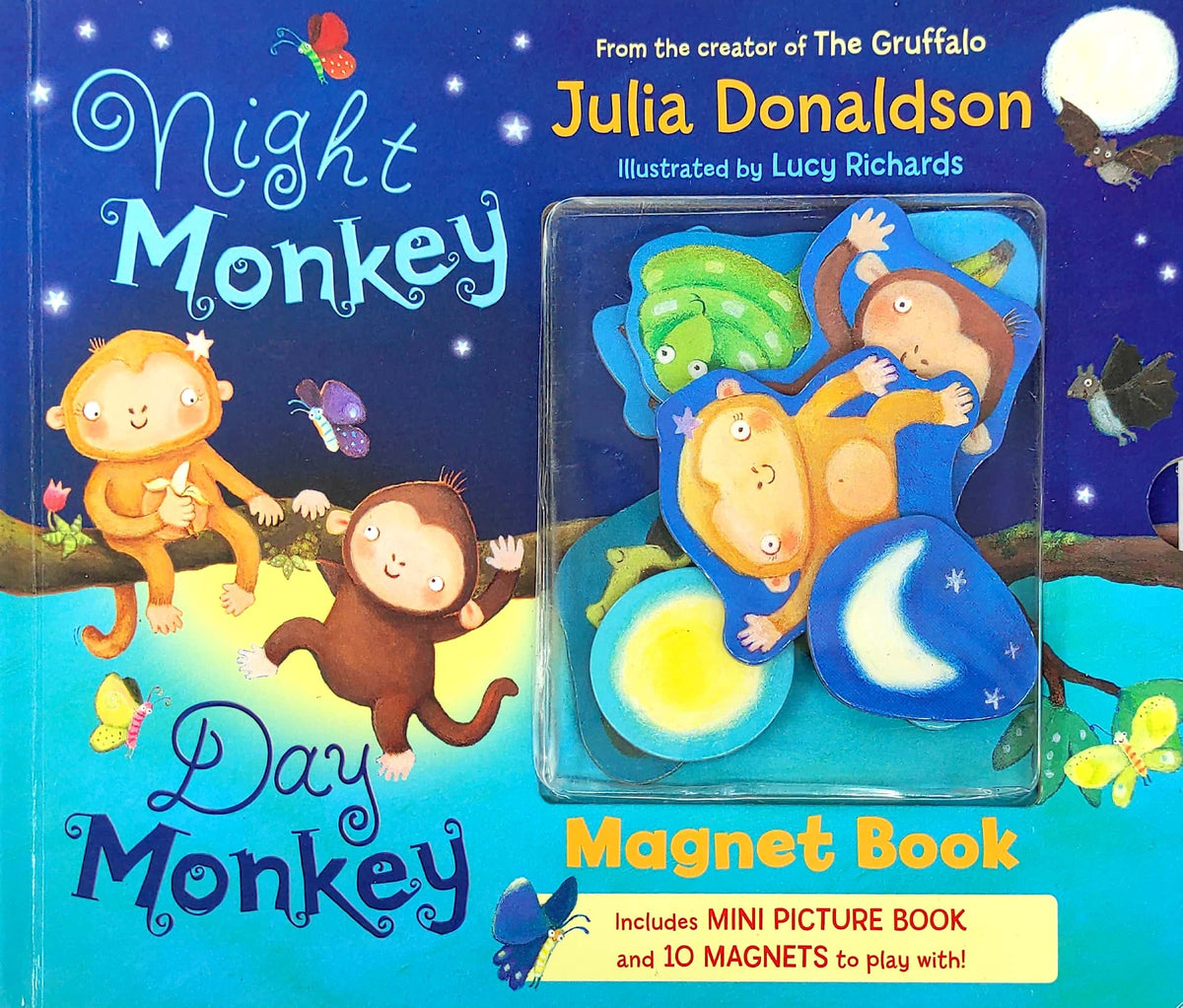 Night Monkey Day Monkey (Magnet Book)