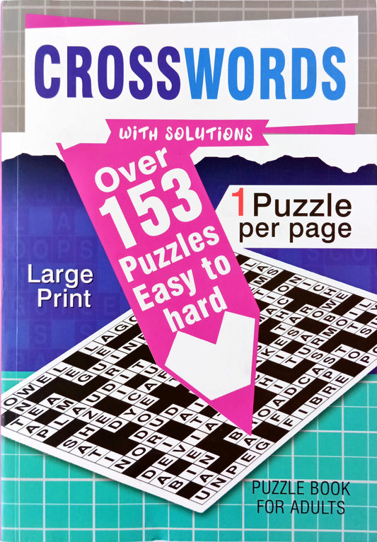 Crosswords with Solutions (Over 153 Puzzles)