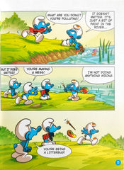 The Litterbug Smurf (Pocket Size Book)