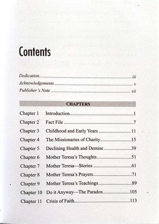 Mother Teresa A Biography