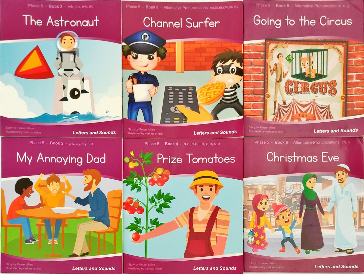 Letters & Sounds Fiction Series Combo 2 (6 Books)