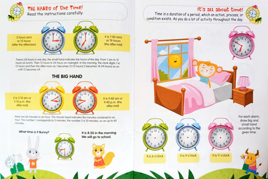 Little Childrens Time and Count Activities