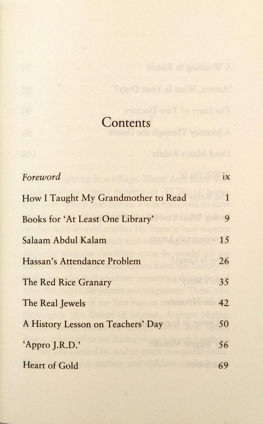 How I Taught My Grandmother to Read and Other Stories  (Sudha Murty)